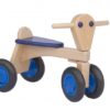 Van Dijk Toys houten loopfiets Junior Blauw