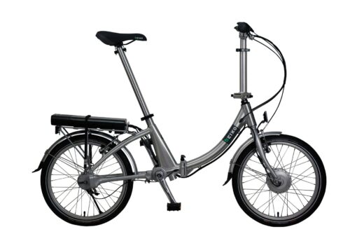 Beixo Elektrische Vouwfiets Compact Lage Instap met cardanas Zilver