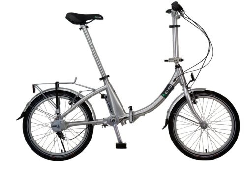Beixo Vouwfiets Compact Lage Instap met cardanas Zilver