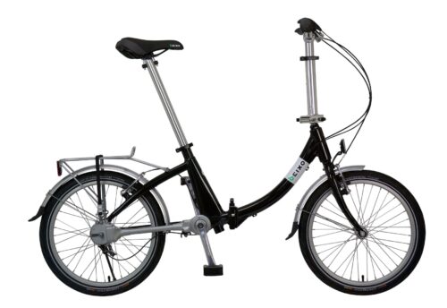 Beixo Vouwfiets Compact Lage Instap met cardanas Zwart