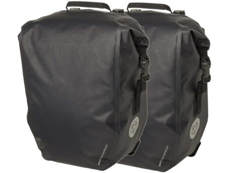 AGU Lichtgewicht Enkele fietstas Shelter Large 42L Zwart CG Set