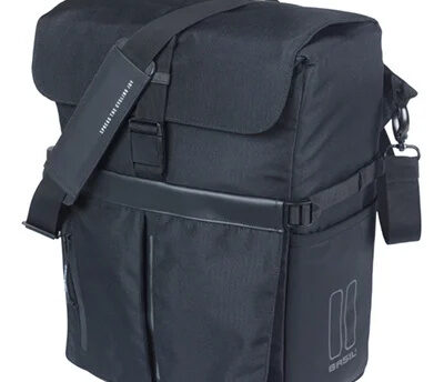 Basil Enkele Fietstas Move MIK Hooks 15L Zwart