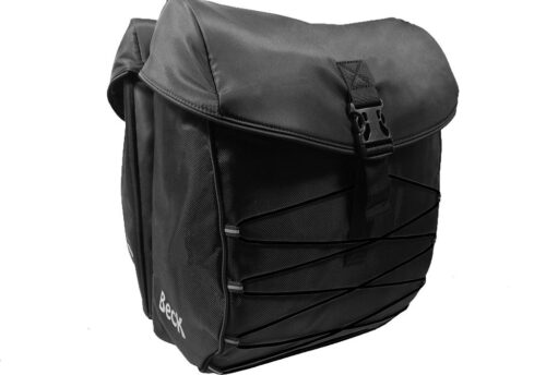 Beck Dubbele fietstas S.tar Zwart 36L