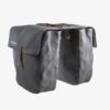 Brooks England Dubbele fietstas Brick Lane Grijs/Bruin - 30L