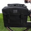 FastRider Dubbele fietstas Canvas 36 47L Zwart
