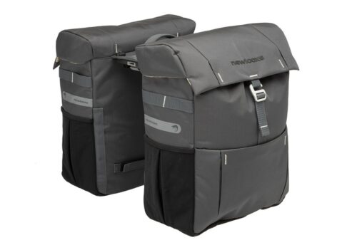 New Looxs Dubbele Fietstas Vigo Double MIK 37L Grijs