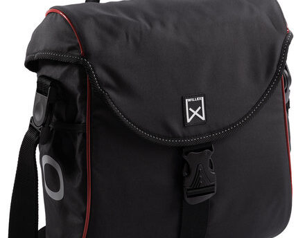 Willex Enkele fietstas/ Pakaftas 300 S 12L Zwart/rood
