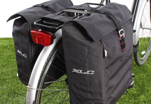 XLC Dubbele fietstas Commuter 31L Antraciet