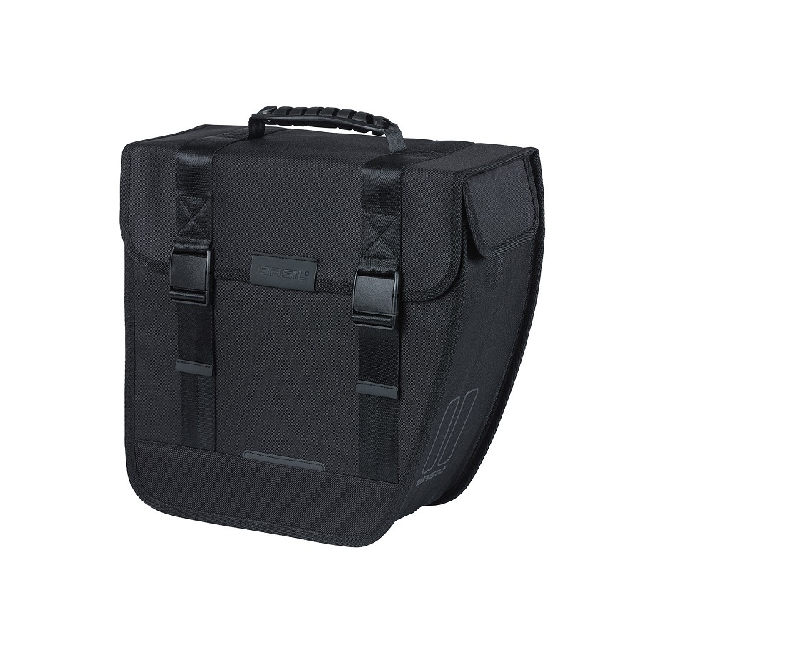 Basil Enkele Fietstas Tour 14L Zwart - Rechts Basil Enkele Fietstas Tour 14L Zwart - Rechts