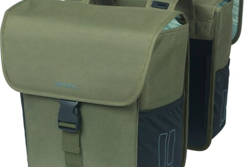 Basil Dubbele Fietstas Go 32L Groen