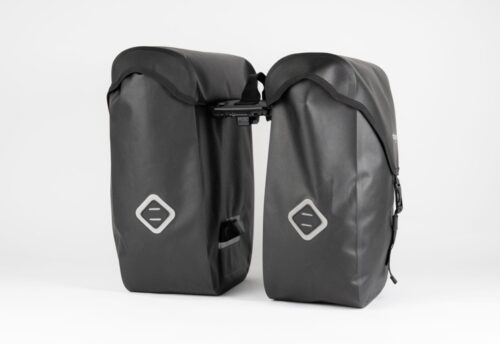 AtranVelo Dubbele fietstas ZAP Plus WP 50L AVS Zwart