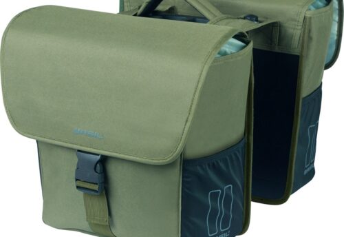 Basil Dubbele Fietstas Go MIK 32L Groen