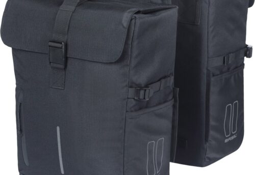 Basil Dubbele Fietstas Move 30L Zwart