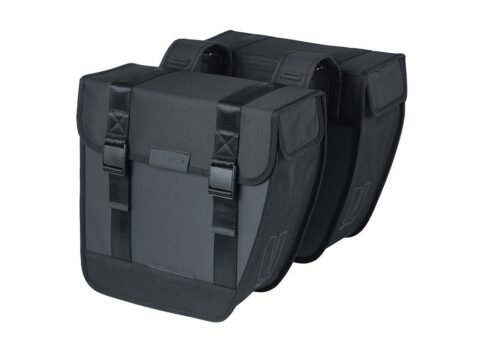 Basil Dubbele Fietstas Tour Waterproof 28L Zwart