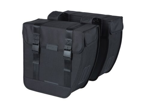 Basil Dubbele Fietstas Tour XL 35L Zwart