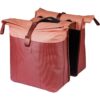 Basil Dubbele Fietstas Vive MIK 2.0 28-35L Bordeaux/Roze