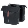 Basil Dubbele fietstas City Black 32L