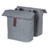 Basil Dubbele fietstas City Grey Melee 32L