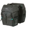 Basil Dubbele fietstas Discovery 365D 18L Zwart Melee