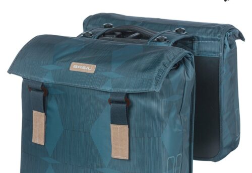 Basil Dubbele fietstas Elegance MIK 2.0 40-49L Estate Blue