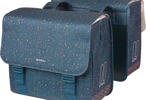 Basil Dubbele fietstas Flair 35L Navy