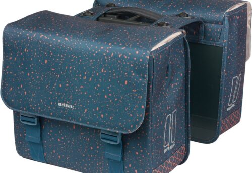 Basil Dubbele fietstas Flair MIK 2.0 35L Navy