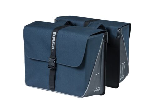 Basil Dubbele fietstas Forte 32L Blauw/ Zwart