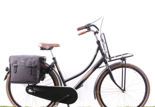 Basil Dubbele fietstas Mara 26L Zwart