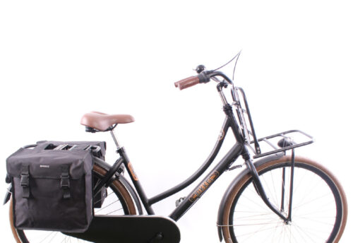 Basil Dubbele fietstas Mara XXL 47L Zwart