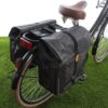 Basil Dubbele fietstas Urban Dry Double bag 50L Solid black