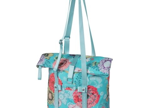 Basil Enkele fietstas Bloom Field Shopper 15-20L Blauw
