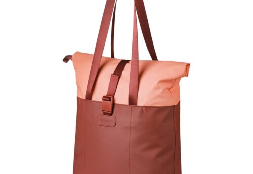 Basil Enkele fietstas Vive Shopper MIK Hooks 15-20L Bordeaux/Roze