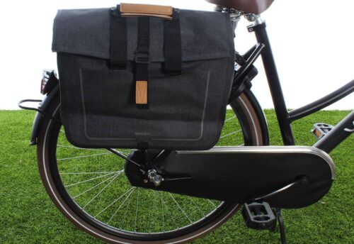 Basil Urban Dry Business bag Charcoal mêlee 20L