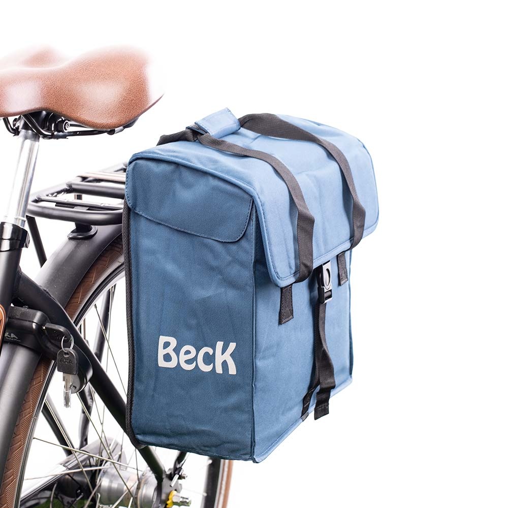 Beck Canvas Shopper Blauw 15L Beck Canvas Shopper Blauw 15L