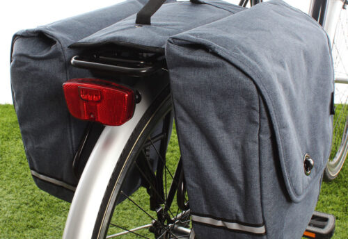 Beck Dubbele Fietstas Pick-Up 23L Jeans