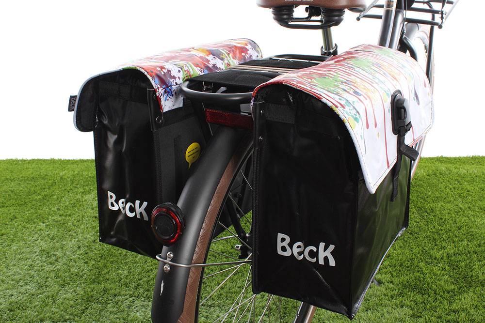 Beck Dubbele fietstas 35L Small Drippy Beck Dubbele fietstas 35L Small Drippy