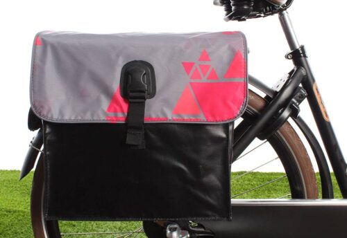 Beck Dubbele fietstas 35L Small Tangram