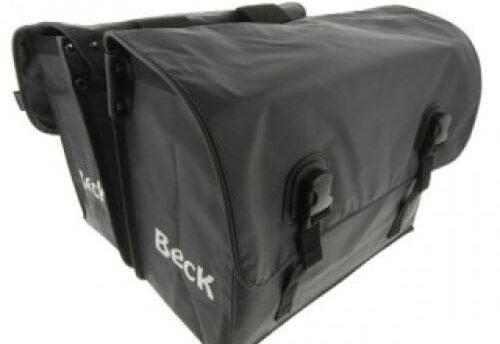 Beck Dubbele fietstas Big Matzwart