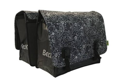 Beck Dubbele fietstas Classic 46L Blackish Pattern