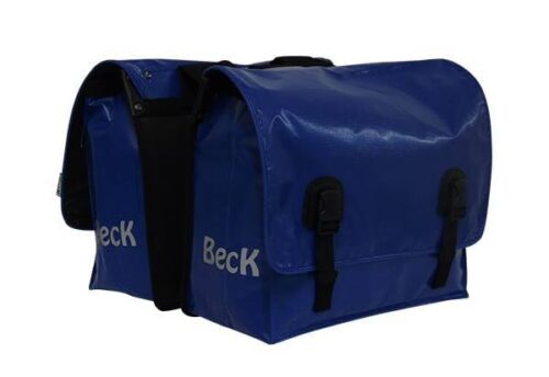 Beck Dubbele fietstas Classic 46L Blauw