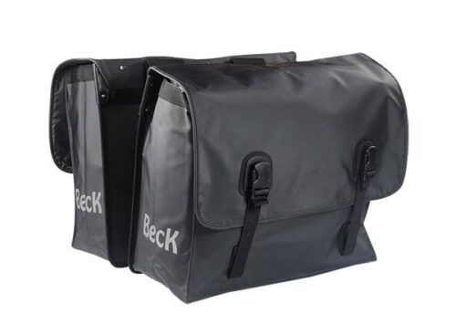 Beck Dubbele fietstas Classic 46L Matte Black