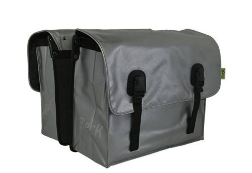 Beck Dubbele fietstas Classic 46L Zilver