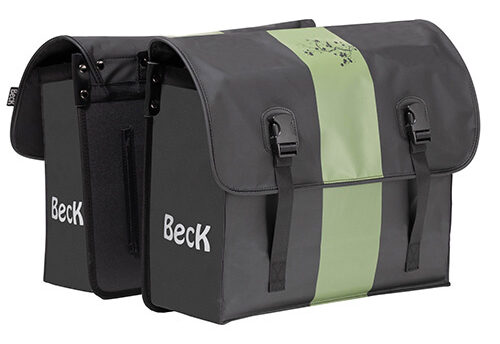 Beck Dubbele fietstas Classic Watercress 46L