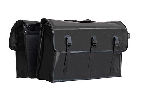 Beck Dubbele fietstas Looong 60L Zwart