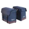 Beck Dubbele fietstas Natural 38L Blauw