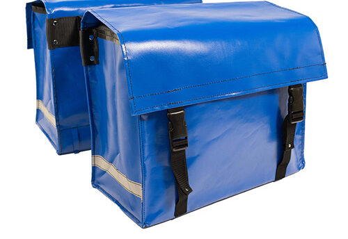 Beck Dubbele fietstas Nostalgic 52L Blue