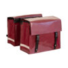 Beck Dubbele fietstas Nostalgic 52L Burgundy