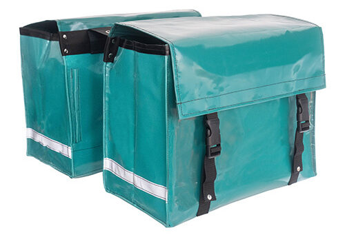 Beck Dubbele fietstas Nostalgic 52L Green