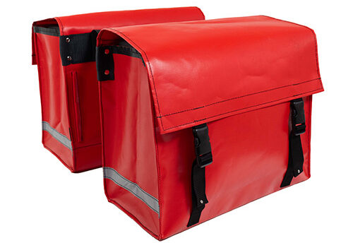 Beck Dubbele fietstas Nostalgic 52L Red