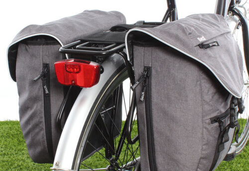 Beck Dubbele fietstas Sporty 30L Grijs